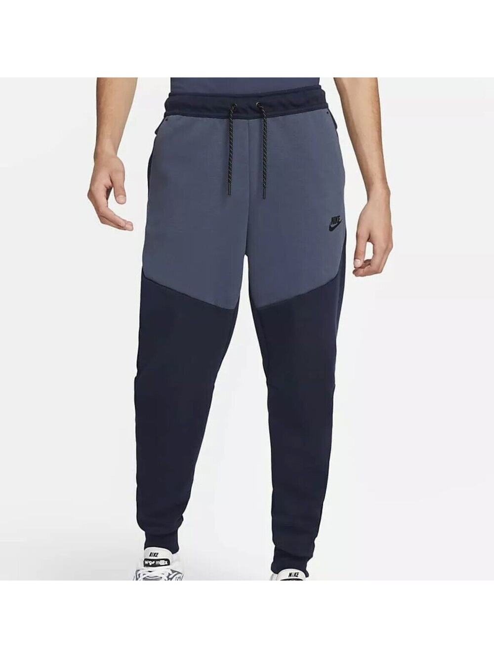 Mens Nike Sportswear Tech Fleece Joggers Size L Obsidian / Thunder CU4495-451